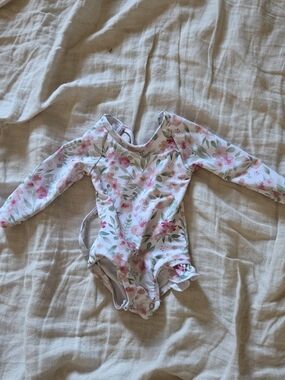 Current Tyed Floral Rashguard One-Piece